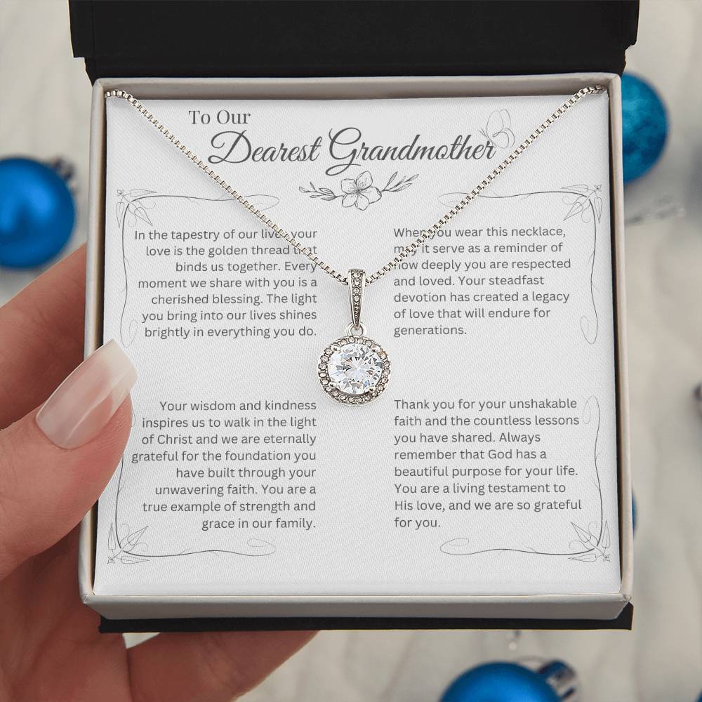 Faith-Inspired Necklace for Grandma | Heartfelt Christian Gift for Mother's Day, Birthday, or Christmas