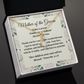 Mother of the Groom Gift - Alluring Beauty Necklace - Christian Wedding Gift with Message Card