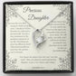 Eternal Heart Necklace – Meaningful Christian Jewelry Gift for Daughter from Mom or Dad | Faith-Inspired Keepsake for Girls, Ideal for Birthdays, Graduation and Special Occasions