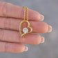 Eternal Heart Necklace – Meaningful Christian Jewelry Gift for Daughter from Mom or Dad | Faith-Inspired Keepsake for Girls, Ideal for Birthdays, Graduation and Special Occasions